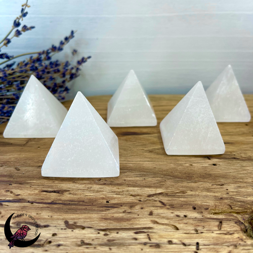 Selenite Pyramid 2 inch/50 mm